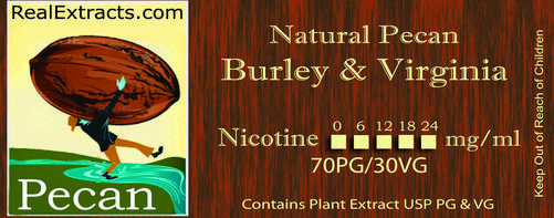 Pecans with Virginia Burley Leaf Banner